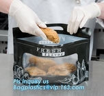 Горячий гастроном кладет цыпленка в мешки стоит вверх сумка мешка, матовая прозрачная замороженная сумка цыпленка BOPP/CPP упаковывая, горячая сумка цыпленка