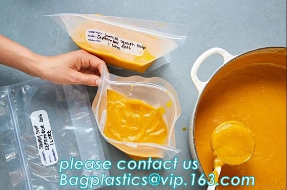 водостойкая сумка замка застежка-молнии бумаги kraft риса бакалеи коричневого цвета качества еды, небольшое Eco дружелюбное Resealable к большой плоской еде