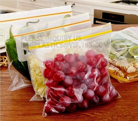 reclosable сумки замка застежка-молнии безопасностью ДВОЙНОГО СЛЕДА, Resealable печатая сумки двойного следа k /LDPE сумки замка молнии, сумка