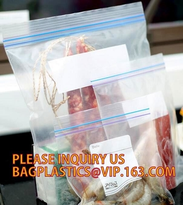 Сумка LDPE пластиковая k ясного качества еды поли изготовленная на заказ с упаковкой коробки цвета, baggies молнии griplock LDPE с изготовленным на заказ p