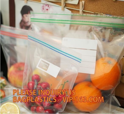 Сумка кенгуру мешка recyclable молнии ROHS двойная, полиэтиленовые пакеты белой непрозрачной молнии reclosable, замораживатель хранения еды УПРАВЛЕНИЯ ПО САНИТАРНОМУ НАДЗОРУ ЗА КАЧЕСТВОМ ПИЩЕВЫХ ПРОДУКТОВ И МЕДИКАМЕНТОВ