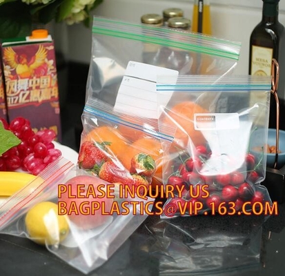 Сумка уплотнения молнии Resealable качества еды LDPE двойная для пакуя сэндвича, Gravure печатая двойник k san LDPE пластиковый
