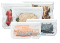 Сумки хранения уплотнения многоразовые PEVA идеальные для закусок еды, сэндвичей обеда, макияжа, сумки PEVA fo хранения уплотнения ReZip многоразовой