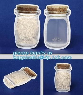 Саше пищевого контейнера верхнего Biodegradable кукурузного крахмала застежка-молнии мешка Compostable, упаковывая сумка еды стоя вверх мешки с z