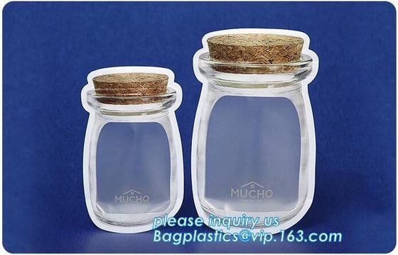 Саше пищевого контейнера верхнего Biodegradable кукурузного крахмала застежка-молнии мешка Compostable, упаковывая сумка еды стоя вверх мешки с z