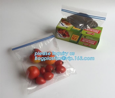 Полиэтиленовый пакет качества еды resealable для продукта для сухого плода, сумки /transparent k сумки молнии Ldpe качества еды