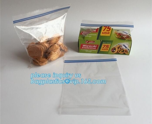 Полиэтиленовый пакет качества еды resealable для продукта для сухого плода, сумки /transparent k сумки молнии Ldpe качества еды