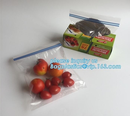 Полиэтиленовый пакет качества еды resealable для продукта для сухого плода, сумки /transparent k сумки молнии Ldpe качества еды