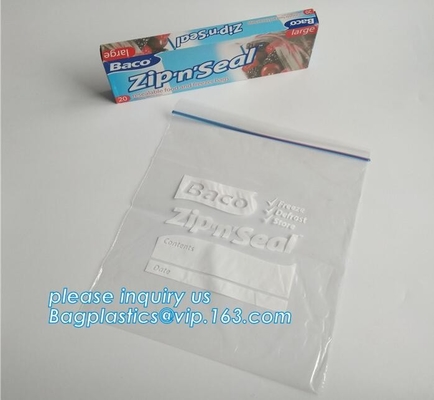 Полиэтиленовый пакет качества еды resealable для продукта для сухого плода, сумки /transparent k сумки молнии Ldpe качества еды