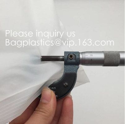 Сумка молнии Biodegradable кукурузного крахмала PLA 100% Eco Compostable пластиковая, Resealable сумка PLA Biodegradable поли D22/EPI PAC
