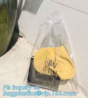 Сумки ручки Pvc сумки Tote пляжа, сумка pvc замка молнии ручки прозрачная ясная упаковывая, сумка ручки PVC PP для пакетов