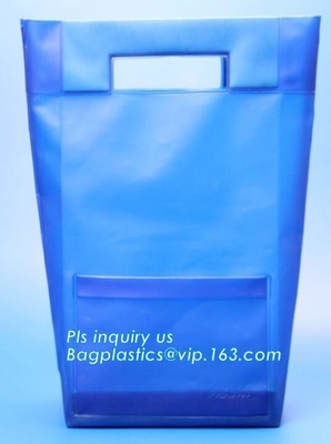 прозрачная сумка для подарка, сумка pvc ручки cosmetics/PVC, пластиковые сумки ручки для набора перемещения макияжа упаковывая, умирает отрезанная рука