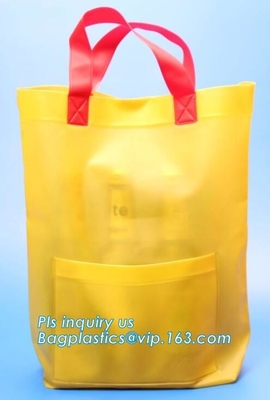 прозрачная сумка для подарка, сумка pvc ручки cosmetics/PVC, пластиковые сумки ручки для набора перемещения макияжа упаковывая, умирает отрезанная рука