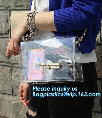 Сумка Tote муфты сумки DIY PVC пляжа ясная прозрачная, cro плеча сумки pvc сумки студня конфеты прозрачный ясный