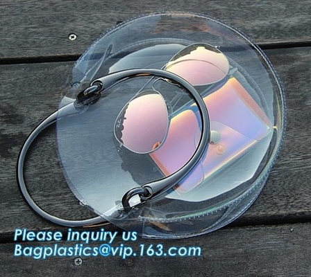 eco дружелюбная предназначенная для подростков моды сумка PVC ясно, пластиковые сумки PVC для женщин, сумки pvc выдвиженческой низкой цены оптовой