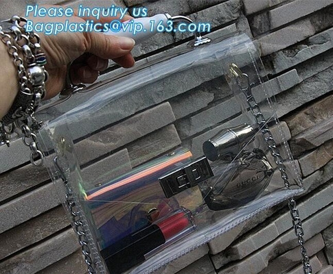 сумка pvc с небольшой сумкой, сумки сумки PVC сумкой тела прозрачной модной взаимной, несущей pvc, несущей Ханом