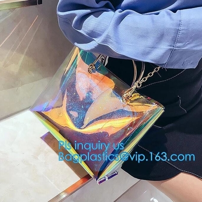 Сумка сумки отдыха PVC, спорт кладет в мешки, прозрачная сумка сумки Tote ясная, экономическое облегченное Ла перемещения pvc