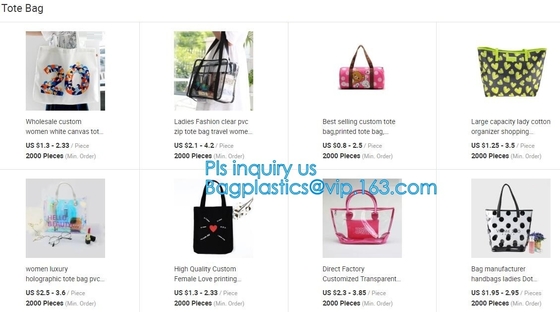 Элегантные прозрачные сумки взваливают на плечи сумки пляжа PVC Tote для женщин с молнией, сумкой PVC винила прозрачной с