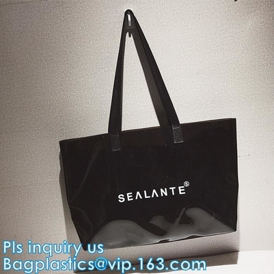 Ясная сумка tote плеча PVC/Vinyl, на открытом воздухе носит ясную сумку pvc, shoulde ясности pvc женщин сумки конфеты студня моды
