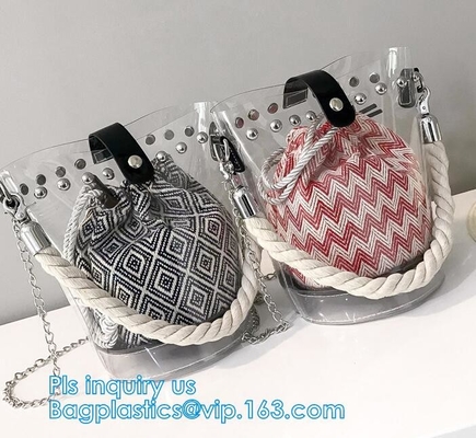 Сумка сумки Tote PVC сумки PVC дам моды водоустойчивая, яркая печатая выдвиженческая сумка pvc, pvc клеймила сумку