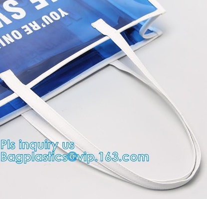 Сумки пляжа Tote PVC сумок сумок женщин лета моды прозрачные, выдвиженческая сумка пляжа PVC ясности лета, младенец