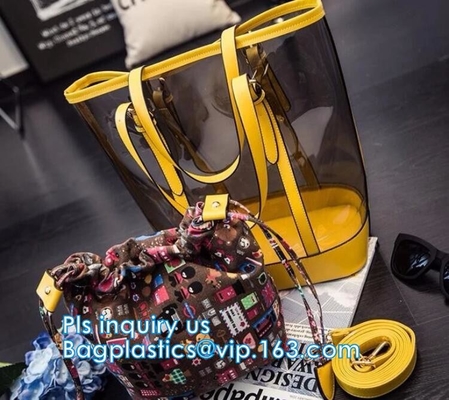 хозяйственная сумка tote pvc с ручкой прочности, сумкой портмона, хозяйственной сумкой pvc, Pvc покрыла хозяйственную сумку хлопка, сумки покупателя