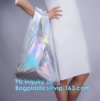 Сумка PVC посыльного плеча закрытия прозрачная, сумка конфеты сумки пляжа ПК сумки Tote 2 студня PVC установленная, дама Женщина Pvc