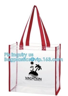 сумки пластиковой упаковки ручки tote PVC бикини пляжа, сумки молнии ручки сумки организатора мытья перемещения косметические, косметическая сумка