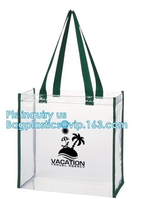 Сумка ручки покупок PVC Promo пластиковая, регулируя ясные сумки одеяла pvc, регулирует многоразовые ясные сумки fo косметики pvc винила