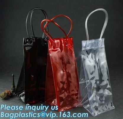 OEM произвел сумку вина pvc охладителя, сумку льда для сумки льда PVC бутылки вина, сумку сухого льда охладителя бутылки для бара, ресторана