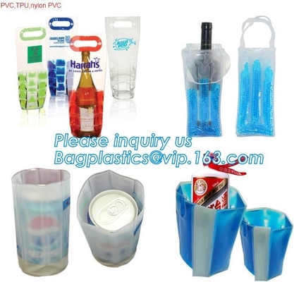 OEM произвел сумку вина pvc охладителя, сумку льда для сумки льда PVC бутылки вина, сумку сухого льда охладителя бутылки для бара, ресторана