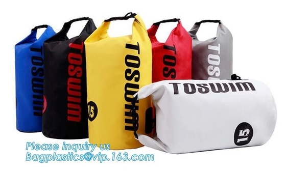 продвижение 10L, 20L, пакет океана брезента PVC 30L плавая сухие сумки с карманом плечевого ремня передним, плавая плавая Wat