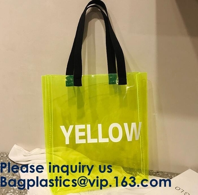 Водоустойчивая сумка лазера Hologram Tote PVC прозрачная, хозяйственная сумка сумки tote женщин плеча PVC лазера Hologram для женщин