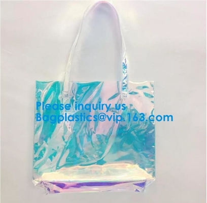 Tote Bolsa s большой емкости хозяйственных сумок дамы Одиночн сумки кожи Hologram лазера сумки женщин совершенно новый случайный