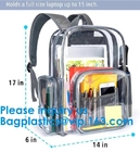 Рюкзак для детей детей, сумка школы Backpa сумки школы прозрачной пластмассы ясности PVC дамы Волшебства PVC моды голографическая