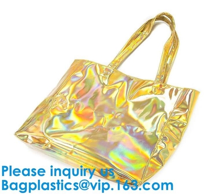 Сумка Tote/сумка сумки/хозяйственной сумки/ручки/сумка пляжа/водоустойчивая сумка, сумка Tote Прозрачн Пляжа дамы Сумки Устанавливать с