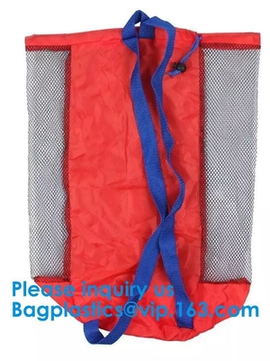 Сумка сетки Drawstring нейлона Брауна выдвиженческого изготовленного на заказ логотипа небольшая, сумка Drawstring сетки полиэстера продвижения дизайна OEM небольшая