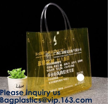 Прозрачная сумка Tote Pvc хозяйственной сумки Pvc, сумка моды PVC супермаркета OEM регулирует ясные хозяйственные сумки, Bagease, Bagplast