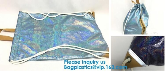 Водоустойчивая сумка мешка Drawstring pu кожаная для ювелирных изделий, бесплатной доставки цвета черного золота Pu Drawstring b кожаной водоустойчивого