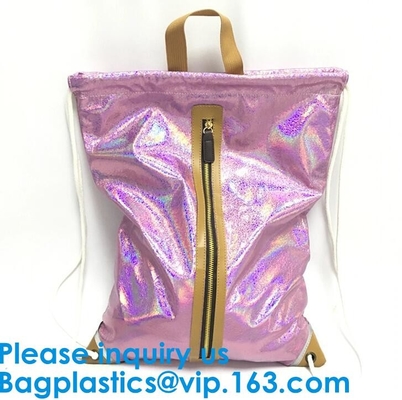 Водоустойчивая сумка мешка Drawstring pu кожаная для ювелирных изделий, бесплатной доставки цвета черного золота Pu Drawstring b кожаной водоустойчивого