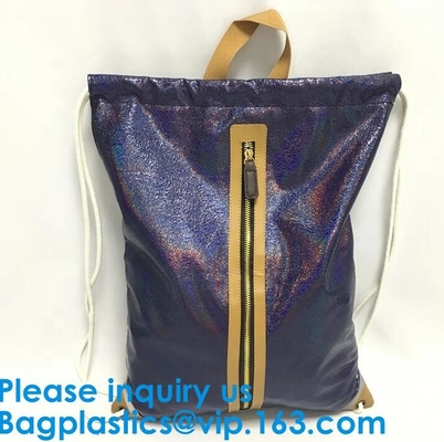Водоустойчивая сумка мешка Drawstring pu кожаная для ювелирных изделий, бесплатной доставки цвета черного золота Pu Drawstring b кожаной водоустойчивого