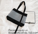 Прозрачная сумка одеяла PVC/хозяйственная сумка/упаковывая сумка с черной сплетенной ручкой отделки и Webbing, bagease, packag