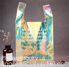 Дамы деталей многоразовой изготовленной на заказ прозрачной хозяйственной сумки PVC выдвиженческие освобождают пластиковых женщин сумок Tote пляжа, bagease, пакета