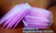 Сумка с изготовленным на заказ напечатанным логотипом, сумка пузыря со слайдером, проложенная розовая сумка пузыря k молнии PE PE замка Ziper, застежка-молния слайдера