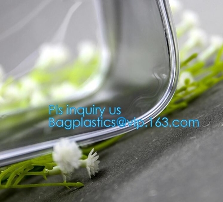 сумка набора перемещения сумки PVC recyclable перемещения косметическая, сумка пластикового косметического перемещения замка застежка-молнии PVC упаковывая, перемещение молнии PVC