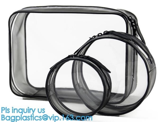 сумка PVC сумки макияжа мини ясная косметическая, мешки сумки макияжа PVC Tote ясная прозрачная косметическая сумка перемещения, носит, регулирует