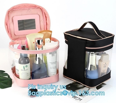 Хозяйственная сумка покупателя сумок Tote PVC ясная, хозяйственная сумка pvc большая, штейновое лоснистое Eco прокатала подгонянный отрегулированный