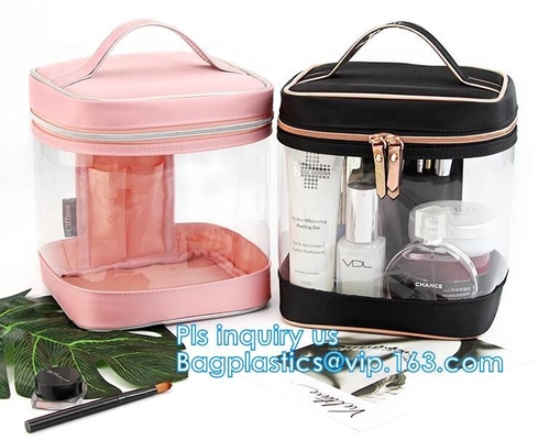 Хозяйственная сумка покупателя сумок Tote PVC ясная, хозяйственная сумка pvc большая, штейновое лоснистое Eco прокатала подгонянный отрегулированный