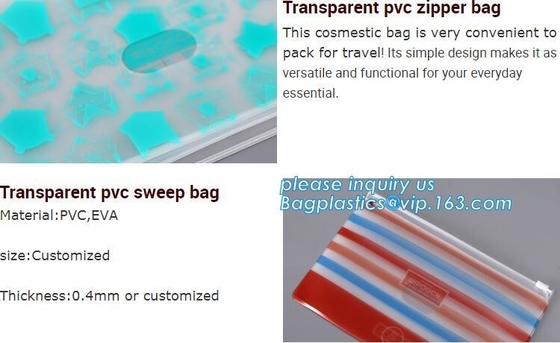 Сумка мешка PVC Biodegradable изготовленной на заказ моды ясная косметическая с packai bagease мешка макияжа яркого блеска жидкостных ярких блесков дешевым