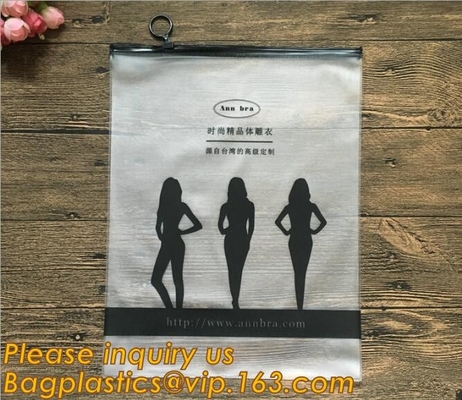 Swimwear бикини пляжа bAGPLASTICS сумка молнии Pvc сумки БИО ECO упаковывая, молнии слайдера Eco полиэтиленовый пакет Matt дружелюбной плоский